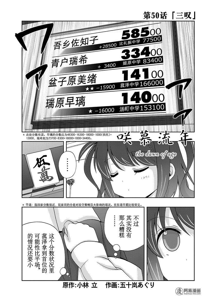 天才麻將少女外傳: 50話 - 第1页