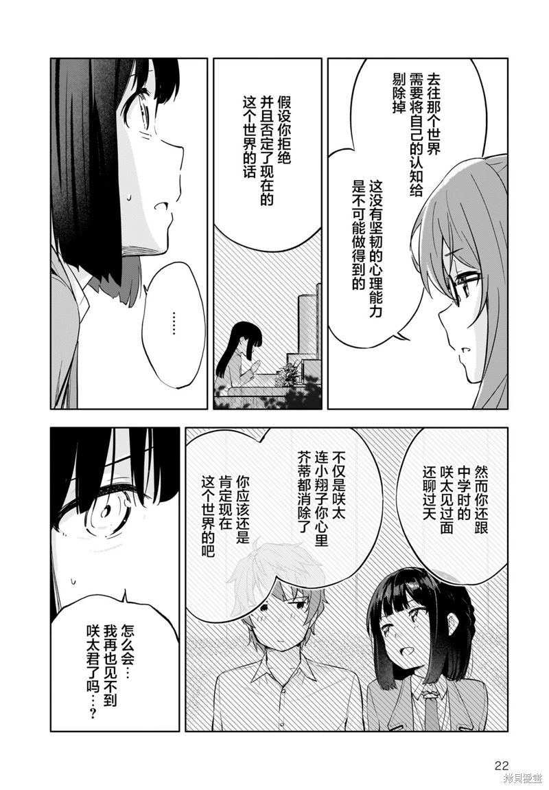 青春期笨蛋不做懷夢美少女的夢: 05話 - 第22页