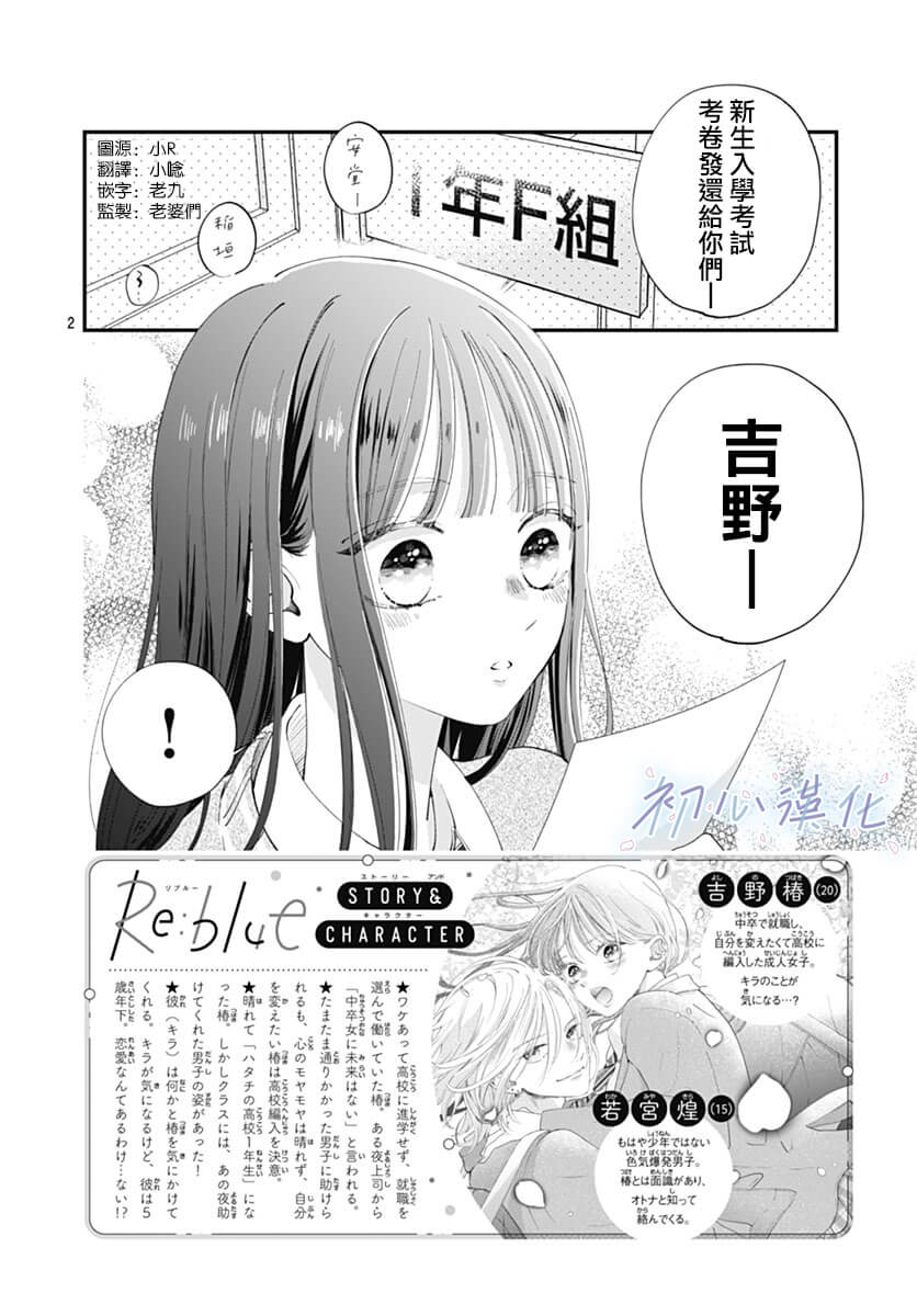 Re blue: 02話 - 第2页