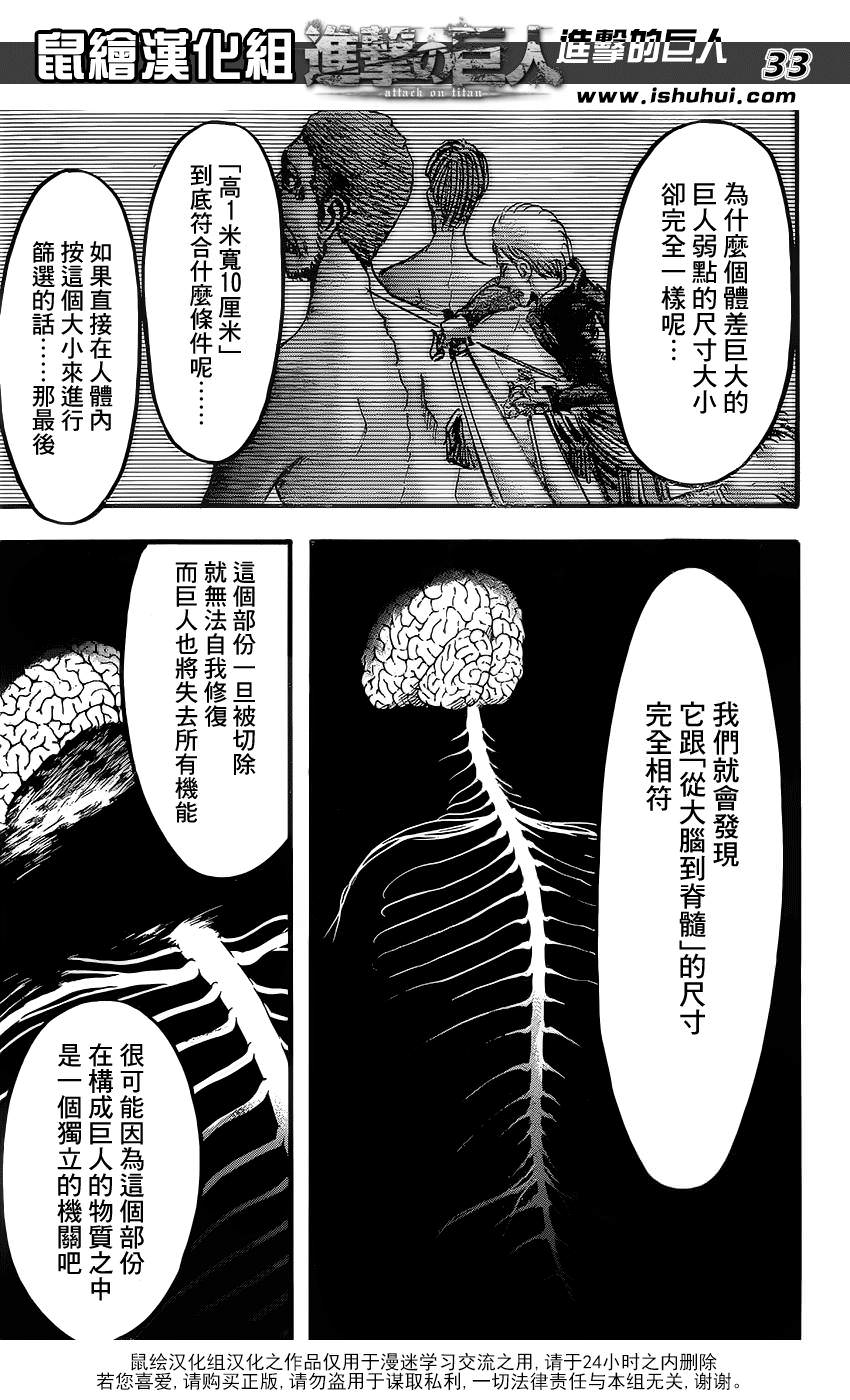 進擊的巨人: 51話 - 第33页