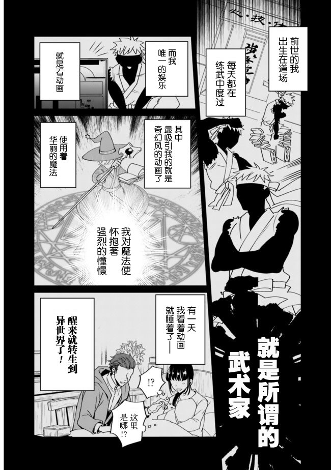 努力過頭的世界最強武斗家,在魔法世界輕松過生活.: 01話 - 第3页