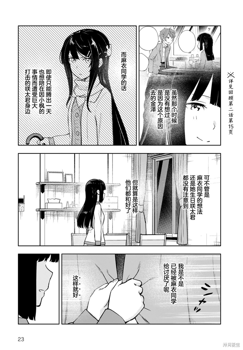 青春期笨蛋不做懷夢美少女的夢: 08話 - 第23页